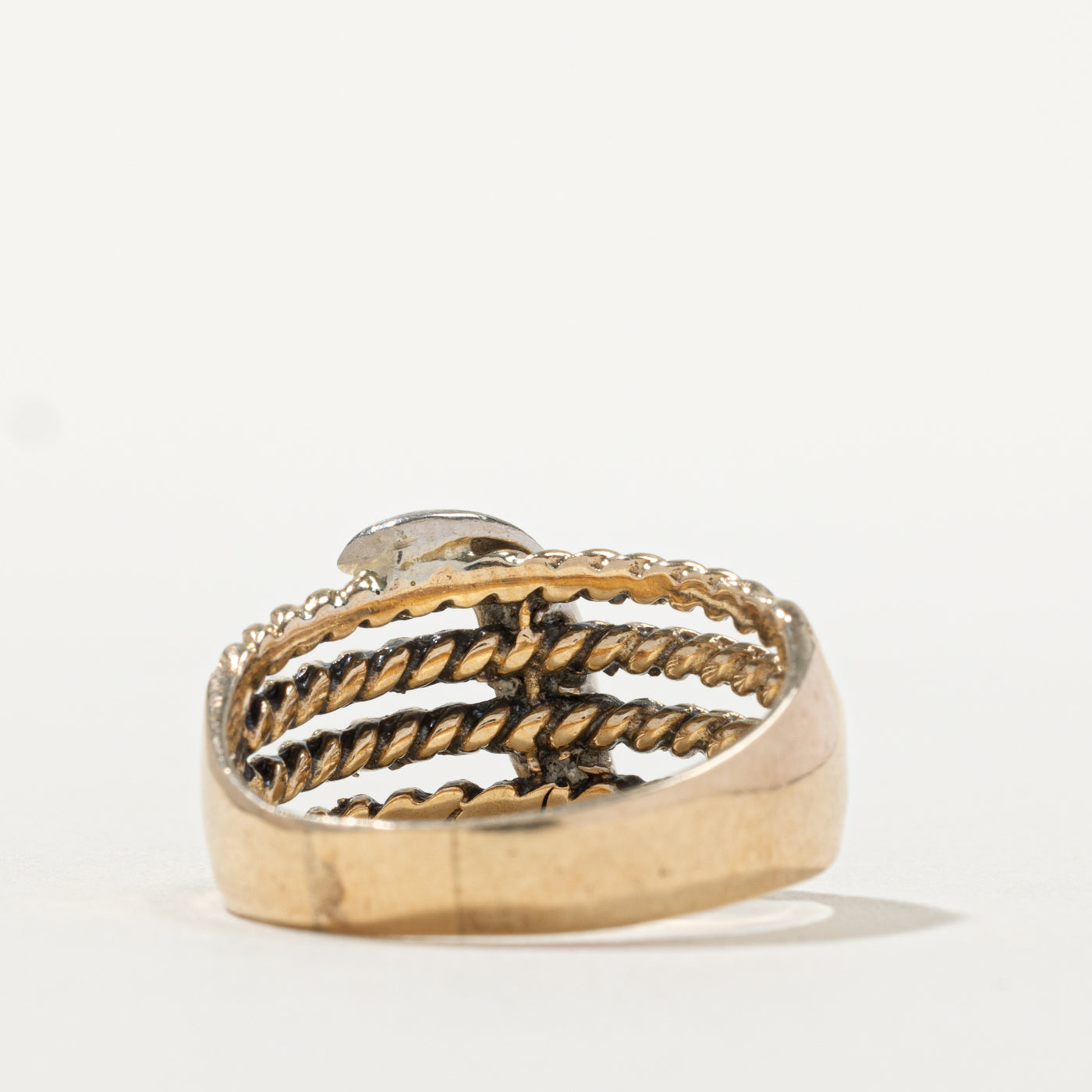10k Diamond Rope Layered Ring | SZ 8.75