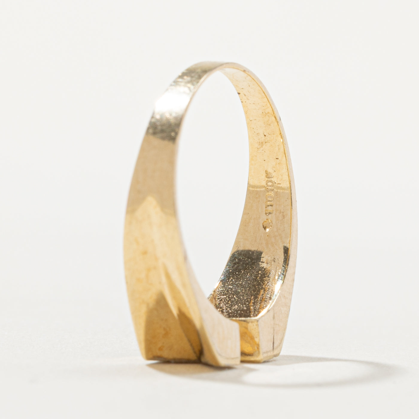10k Diamond "K" Initial Ring | SZ 5.5