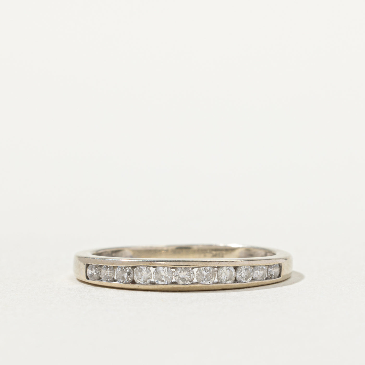 Channel Set Semi Eternity Diamond Band | 2mm | SZ 5.75