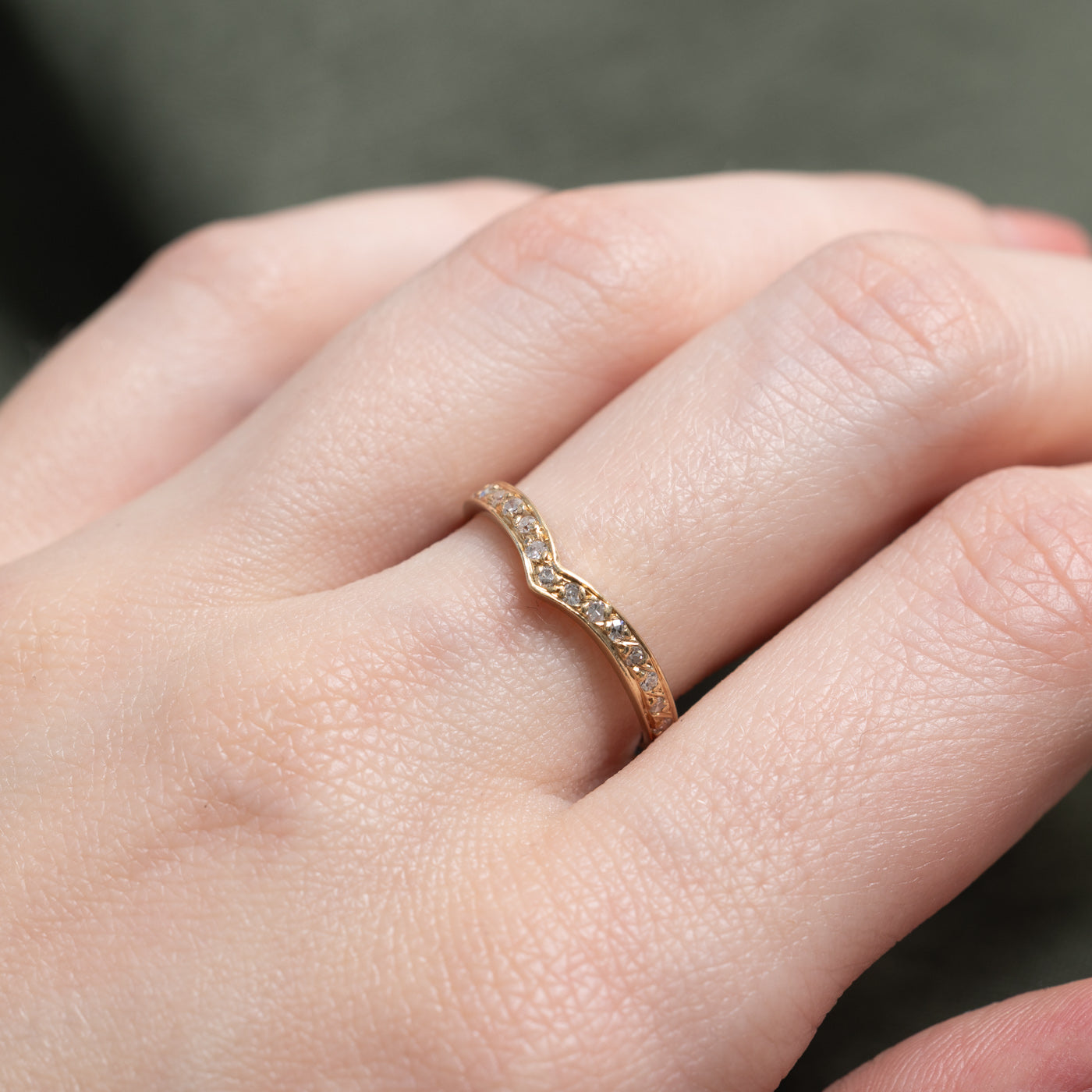 Bague Chevron Diamond | Taille 7.0