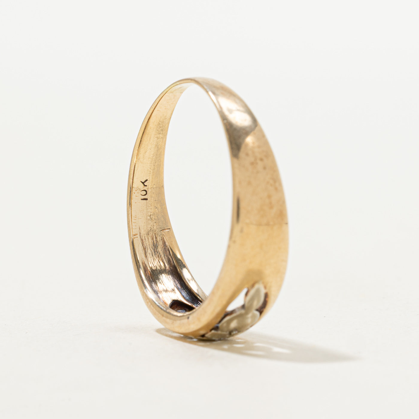 Bague rétro en diamant taille simple | Taille 10,75
