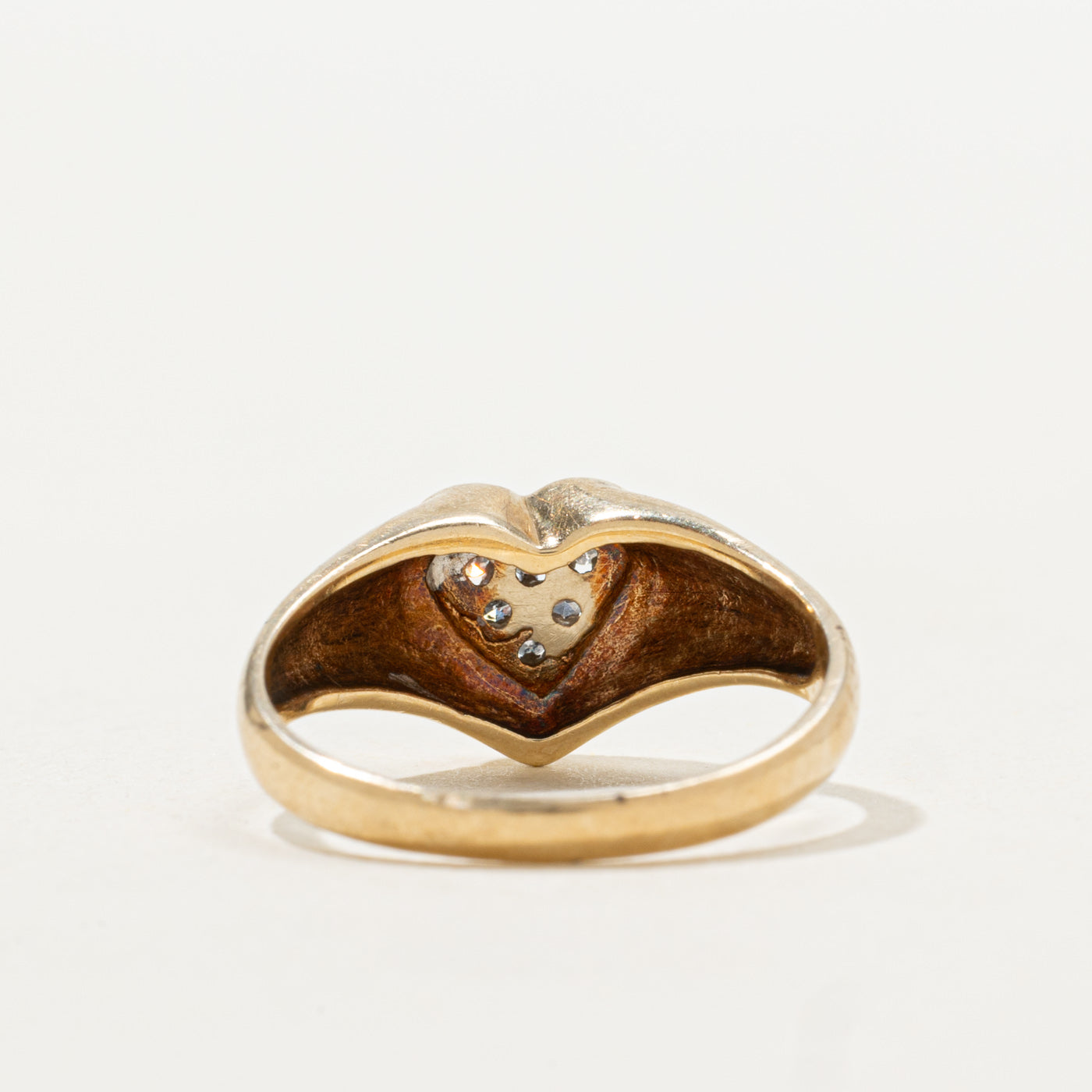 Bague Diamant Pavé Coeur | Taille 5,75