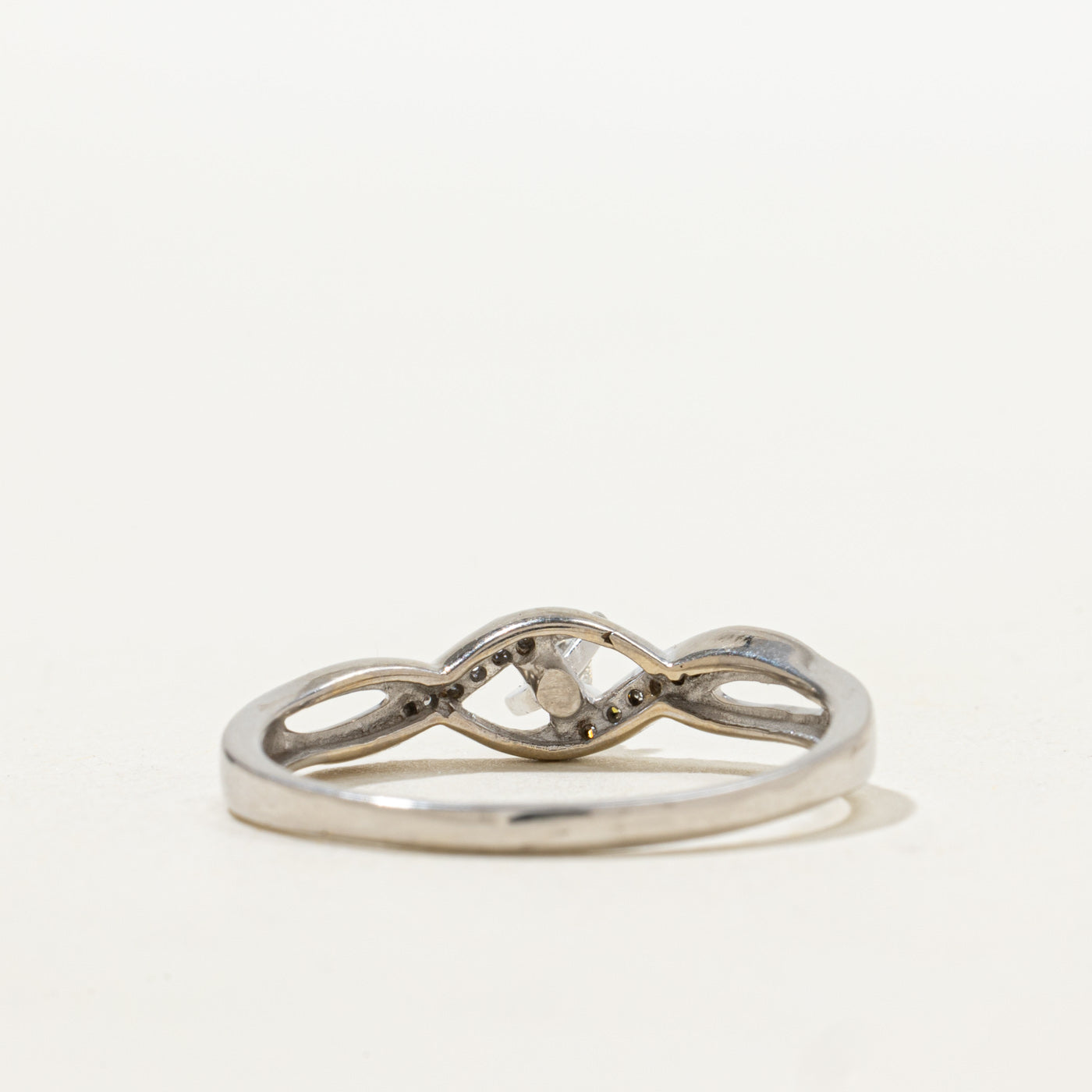 Bague torsadée en diamant | Taille 10.0