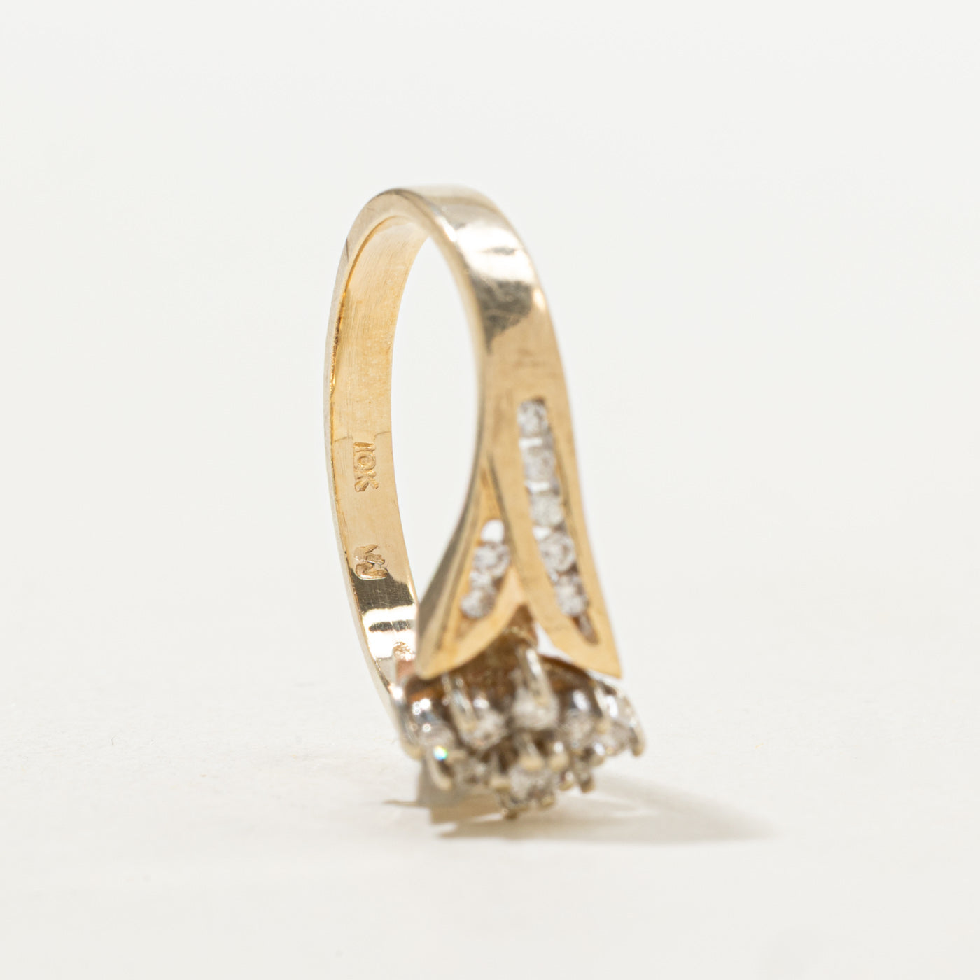 Diamond Floral Cluster Ring | SZ 5.5