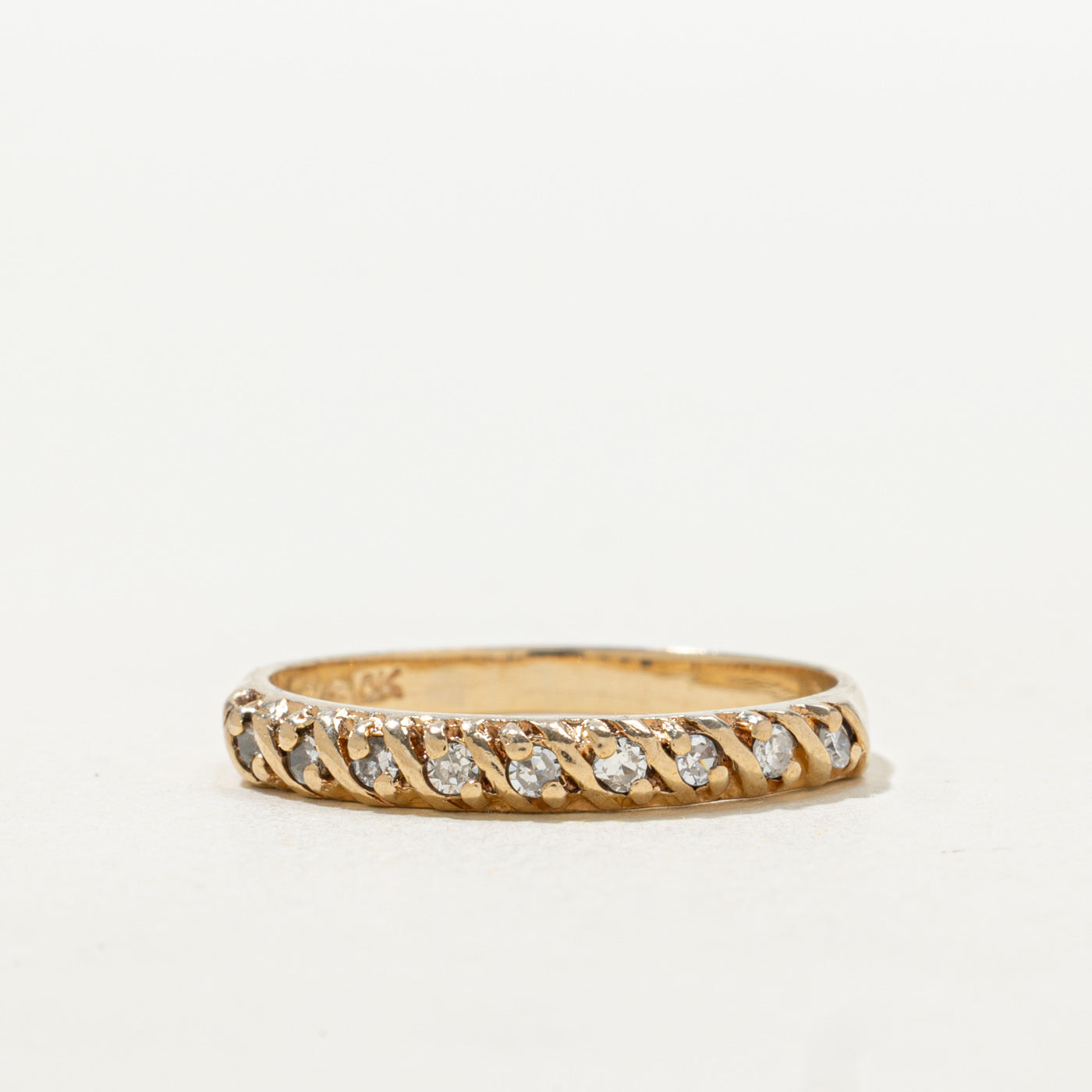 Semi Eternity Diamond Band | SZ 8.0