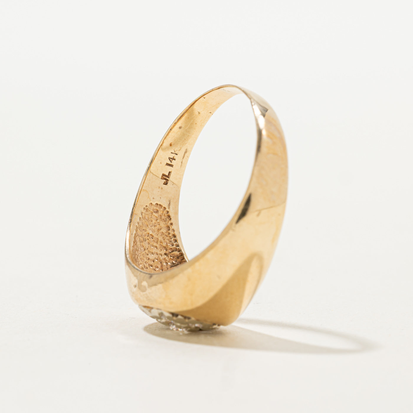Bague diamant illusion style milieu du siècle | Taille 10,75