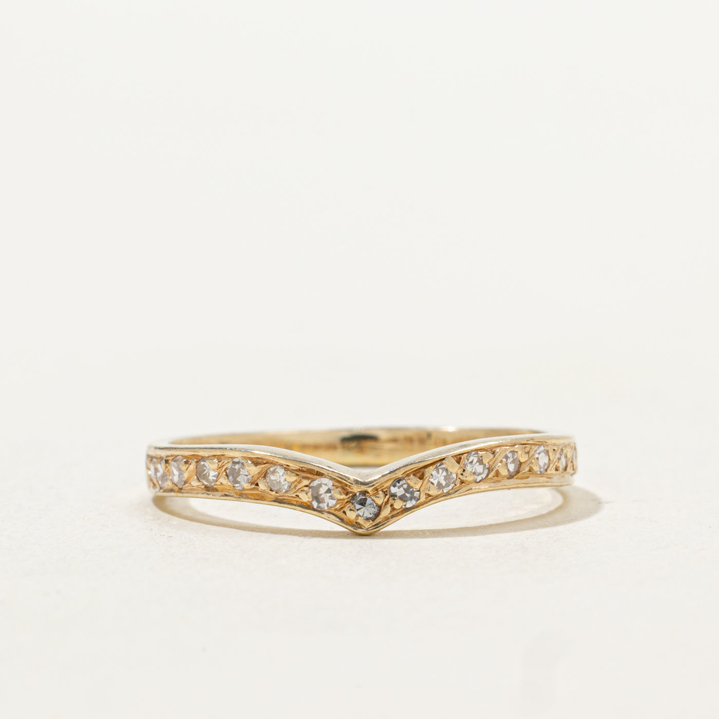 Bague Chevron Diamond | Taille 7.0
