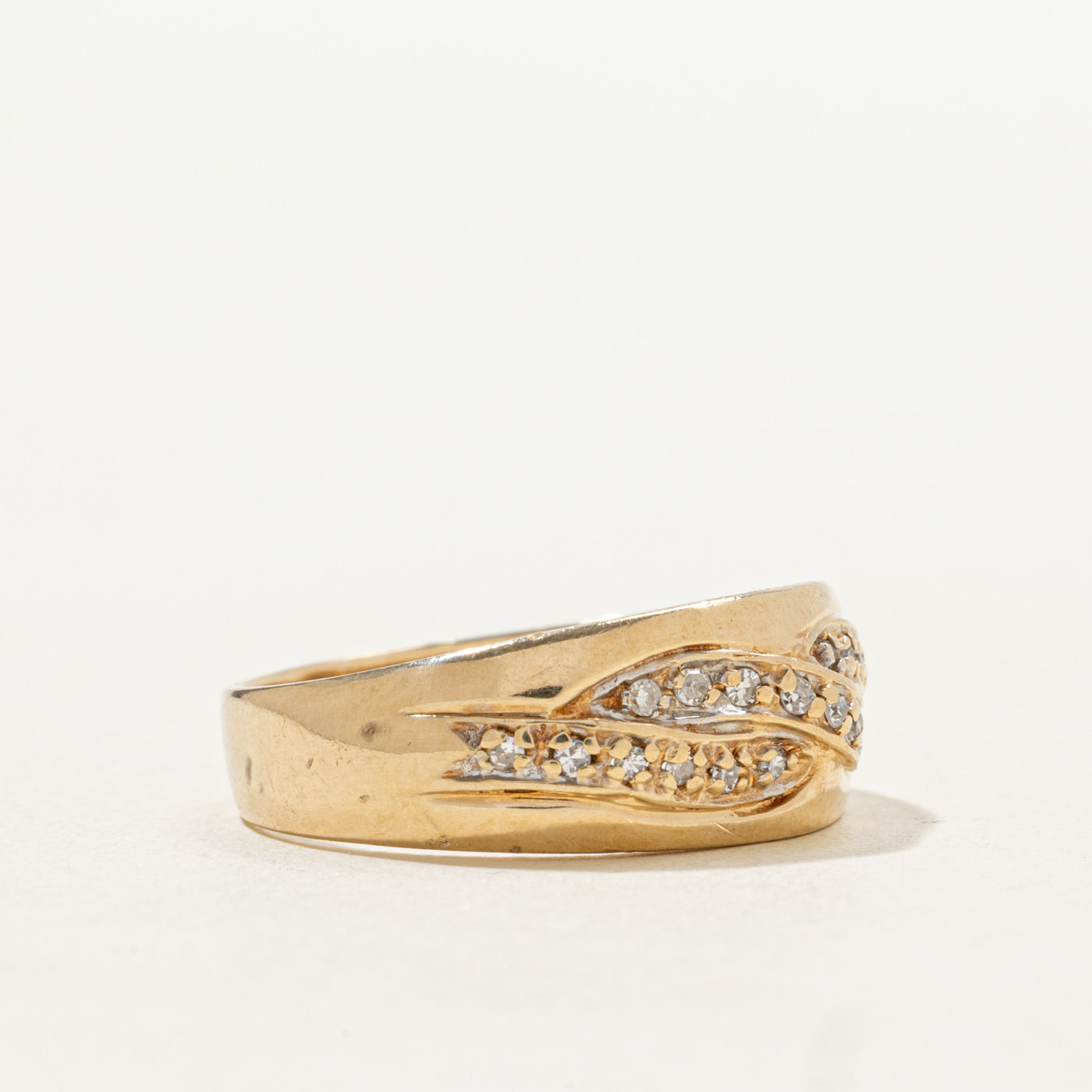 Diamond Wave Crossover Design Band | SZ 6.5