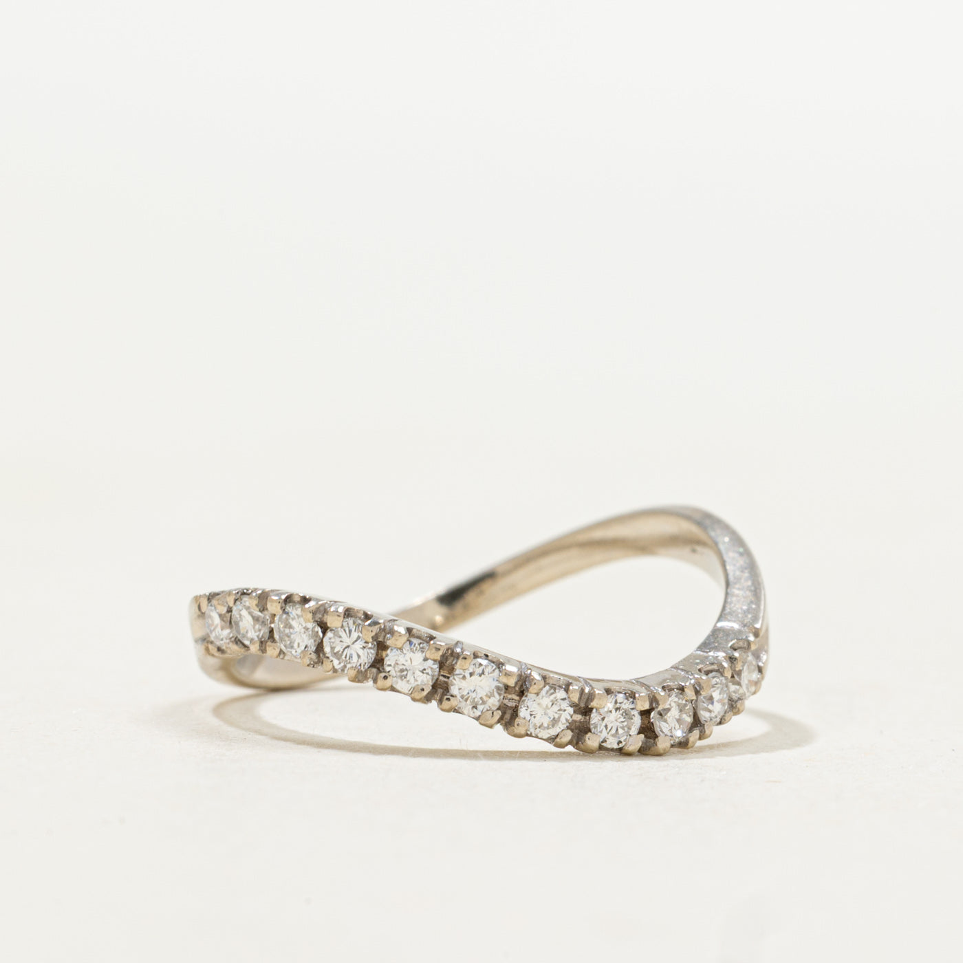 Semi Eternity Diamond Semi Eternity Contour Ring | SZ 4.5