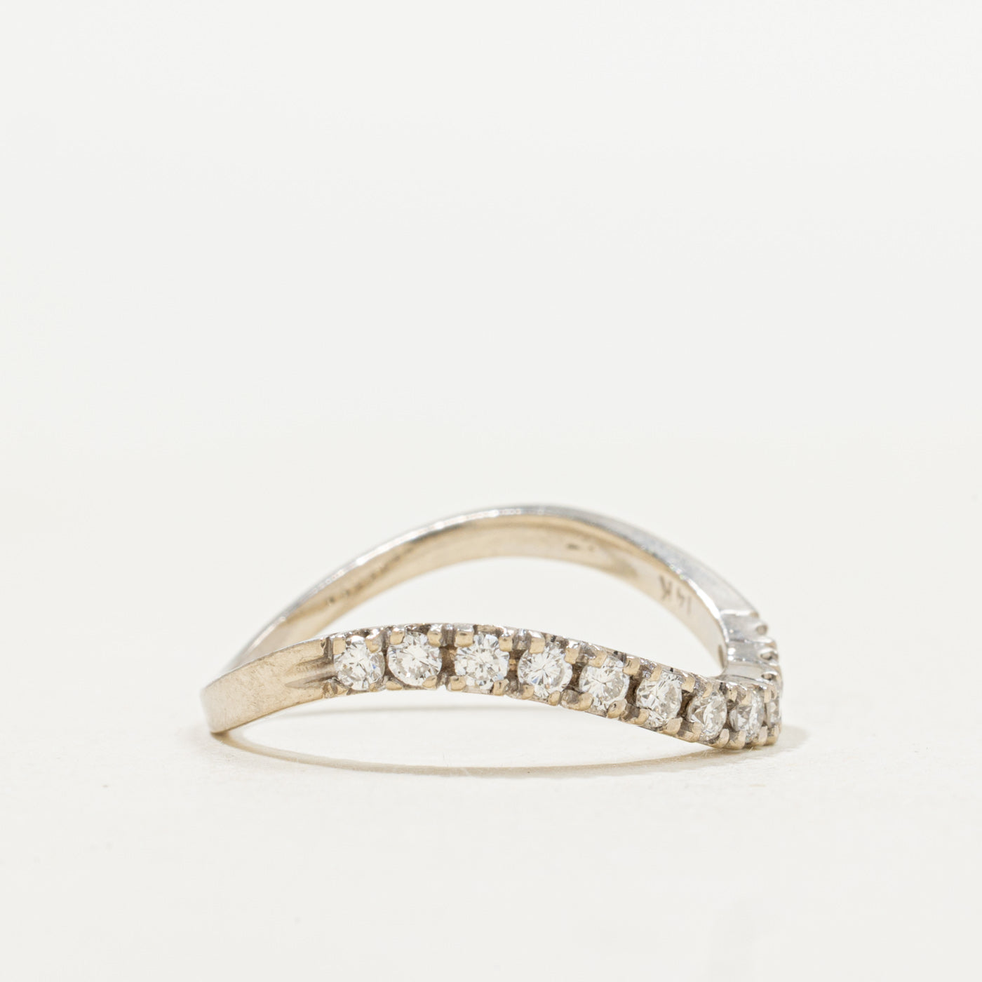Semi Eternity Diamond Semi Eternity Contour Ring | SZ 4.5