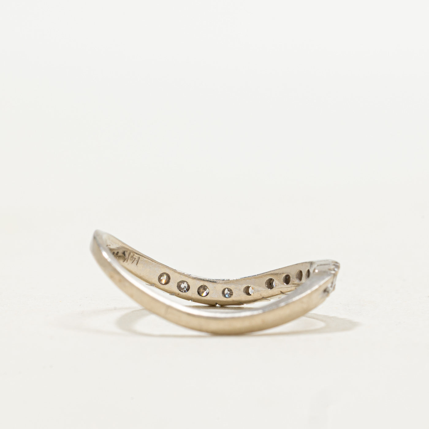Semi Eternity Diamond Semi Eternity Contour Ring | SZ 4.5
