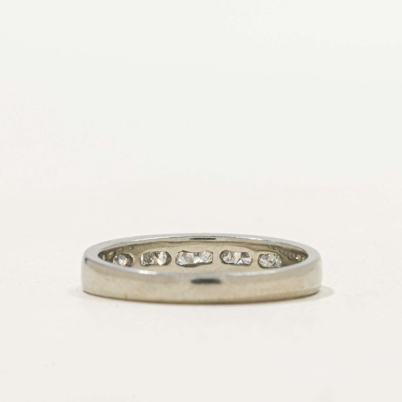 19k Semi Eternity Princess Cut Diamond Band | SZ 5.5