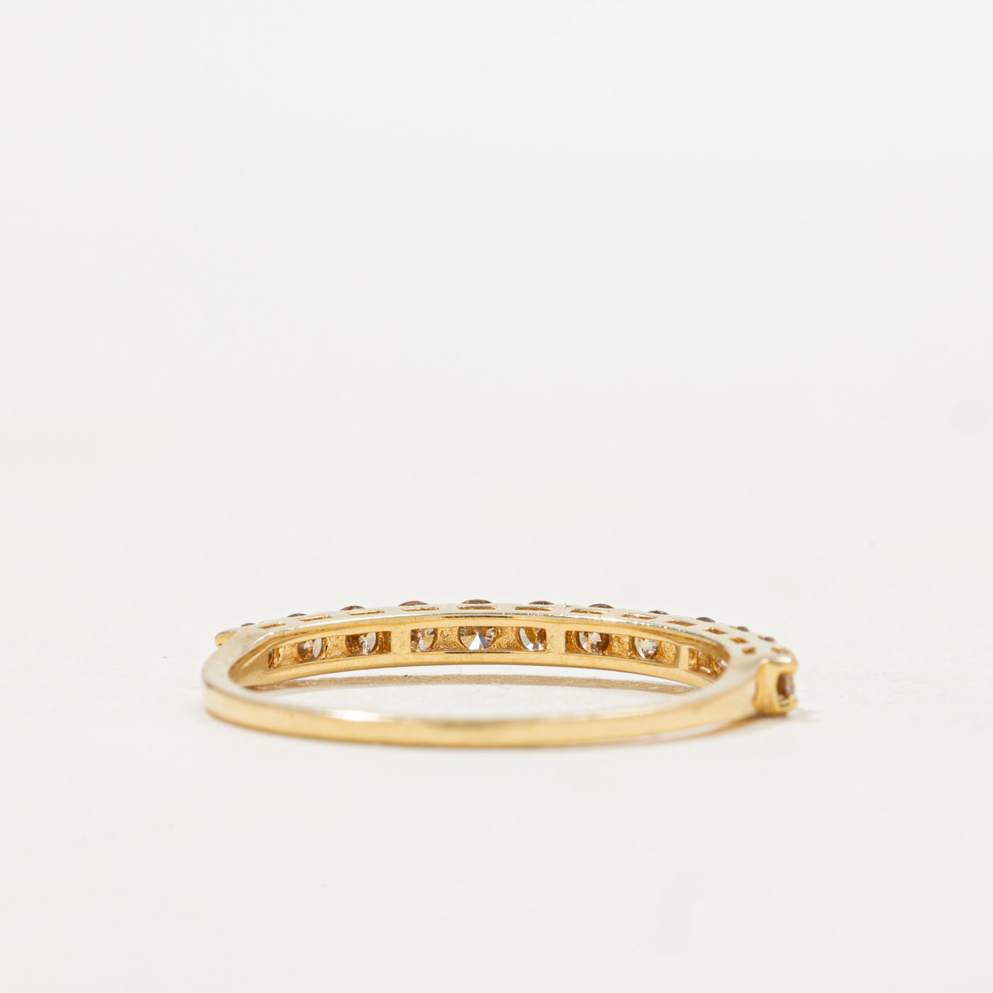 18k Semi Eternity Diamond Band | SZ 6.25