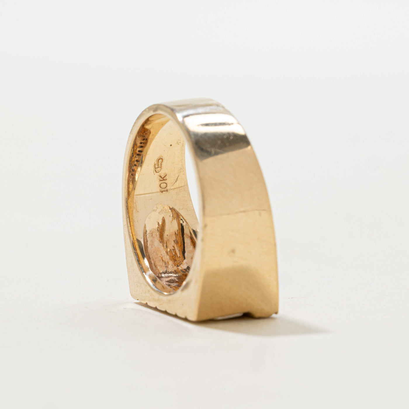 Bague motif piano diamant | Taille 8,75