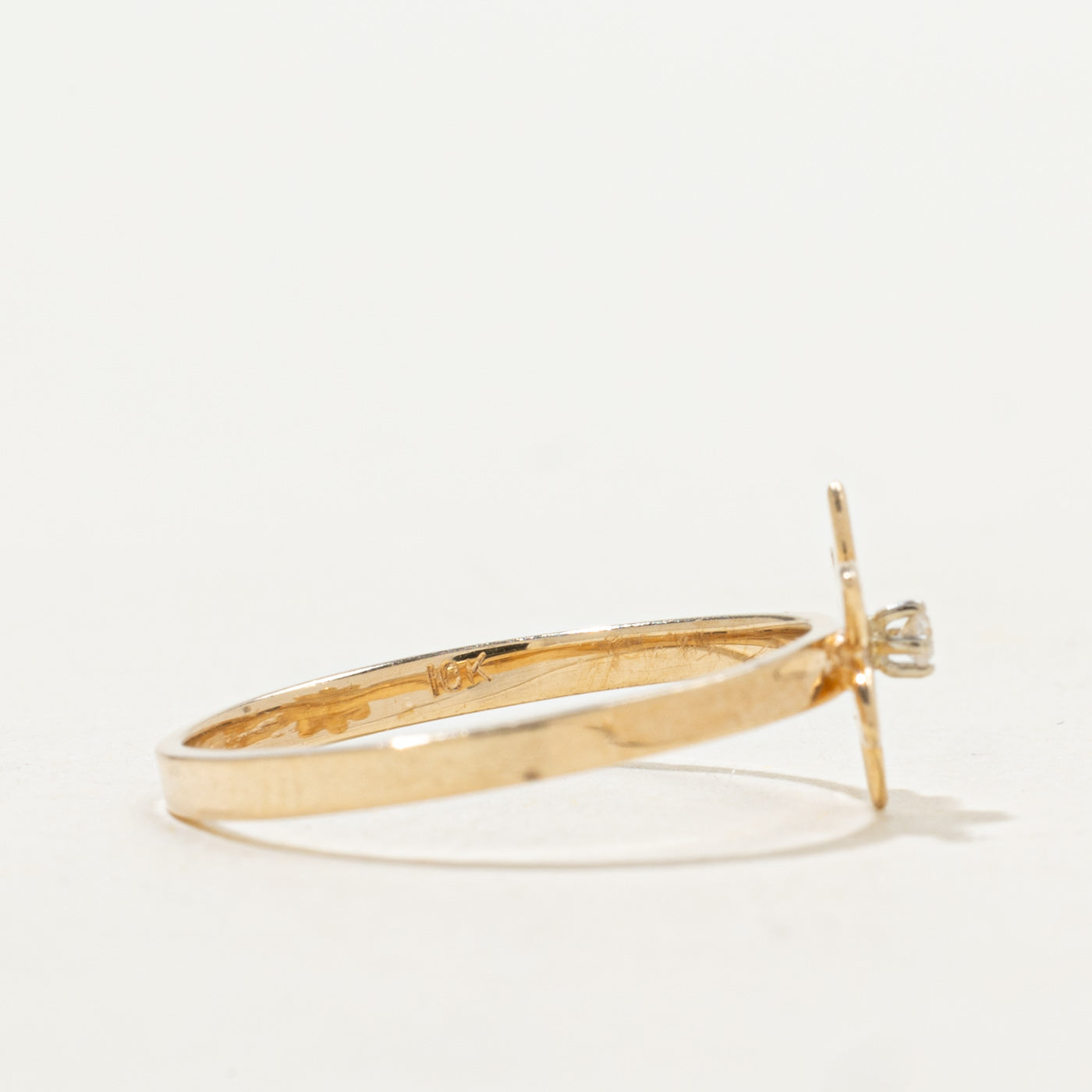 Diamond Flower Ring | SZ 5.0
