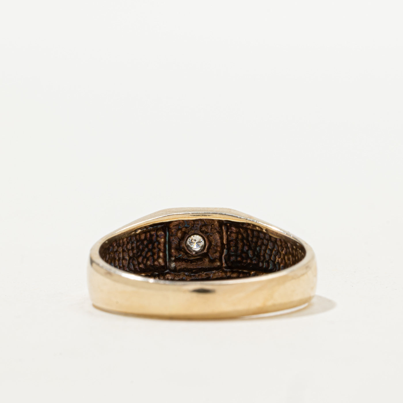 Bague sertie de diamants en étoile style milieu du siècle | Taille 10,5