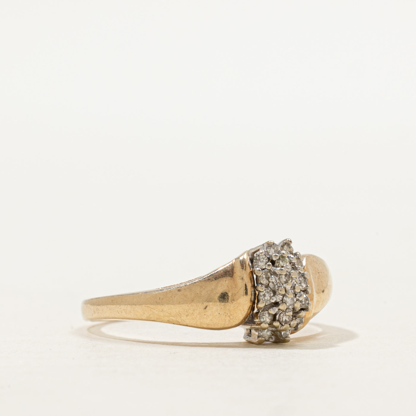 Diamond Petal Cluster Ring | SZ 9.0