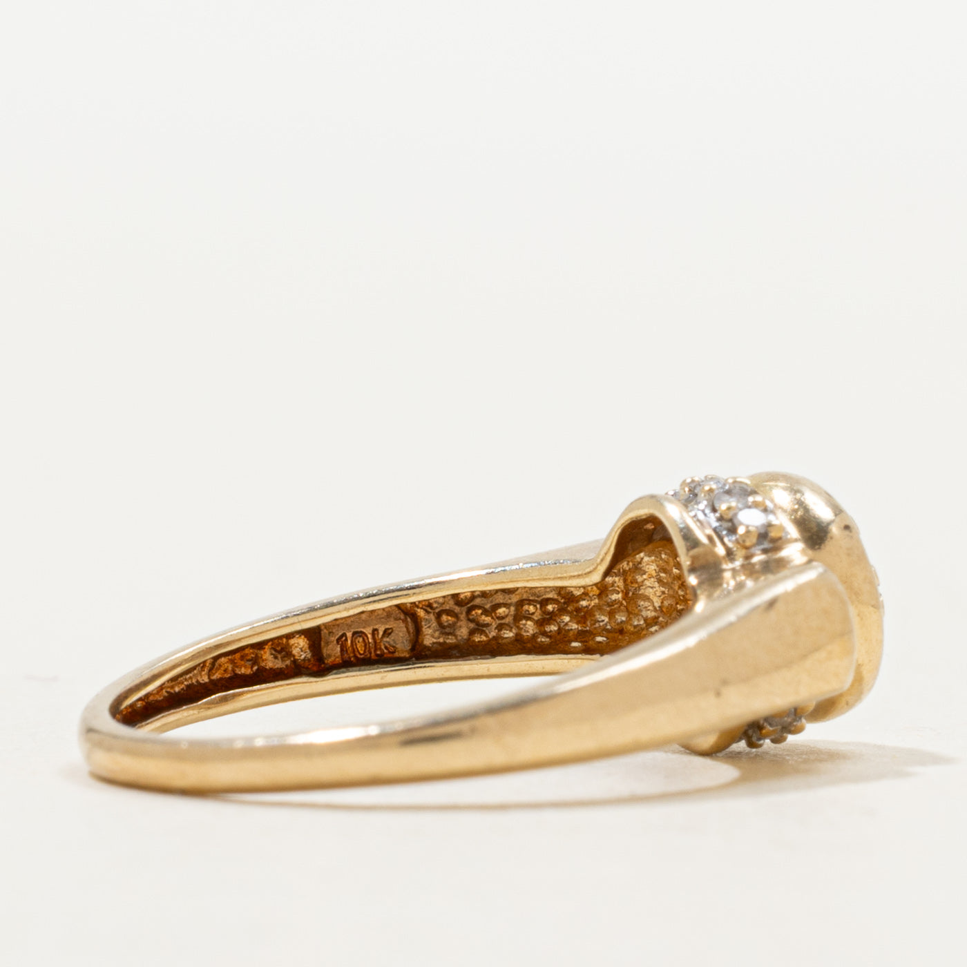 Pave Set Diamond Circle Cluster Ring | SZ 5.25
