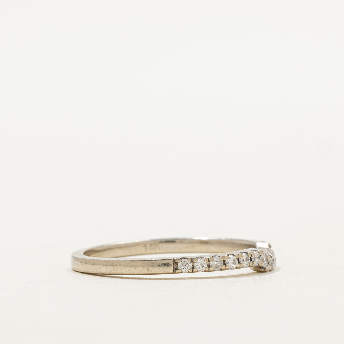 Semi Eternity Diamond Contour Band | 2.00mm | SZ 8.5