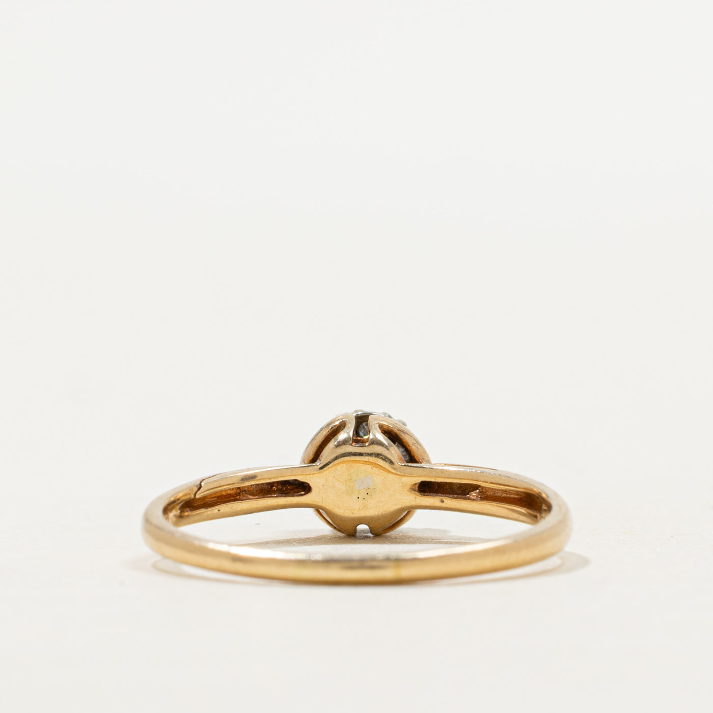 Bague sertie de diamants en cercle | Taille 7,5