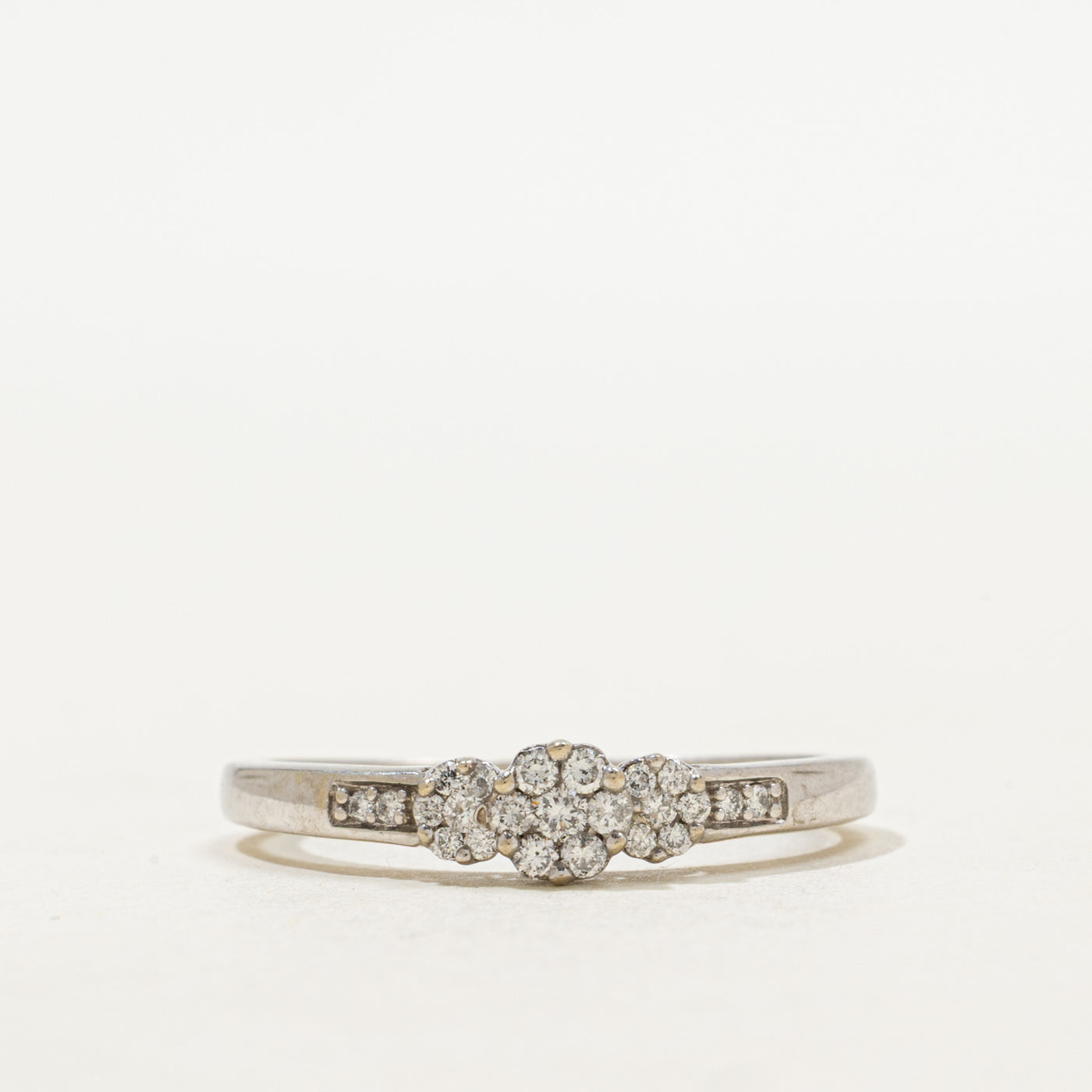 Illusion Set Diamond Cluster Ring | SZ 8.25