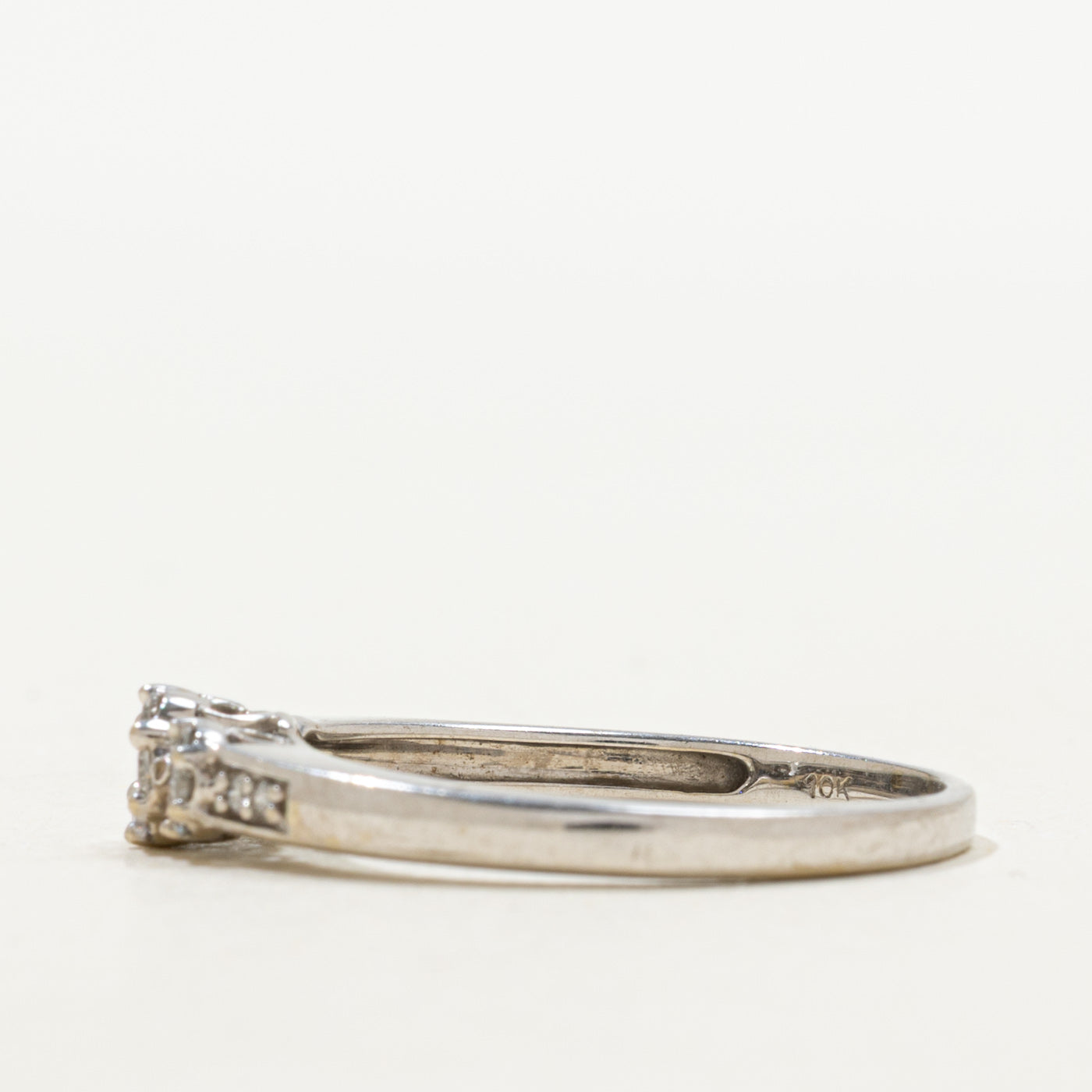 Bague sertie de diamants en grappe | Taille 8,25