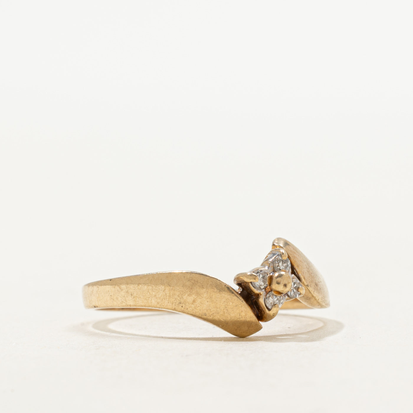 Diamond Cluster Bypass Ring | SZ 6.75