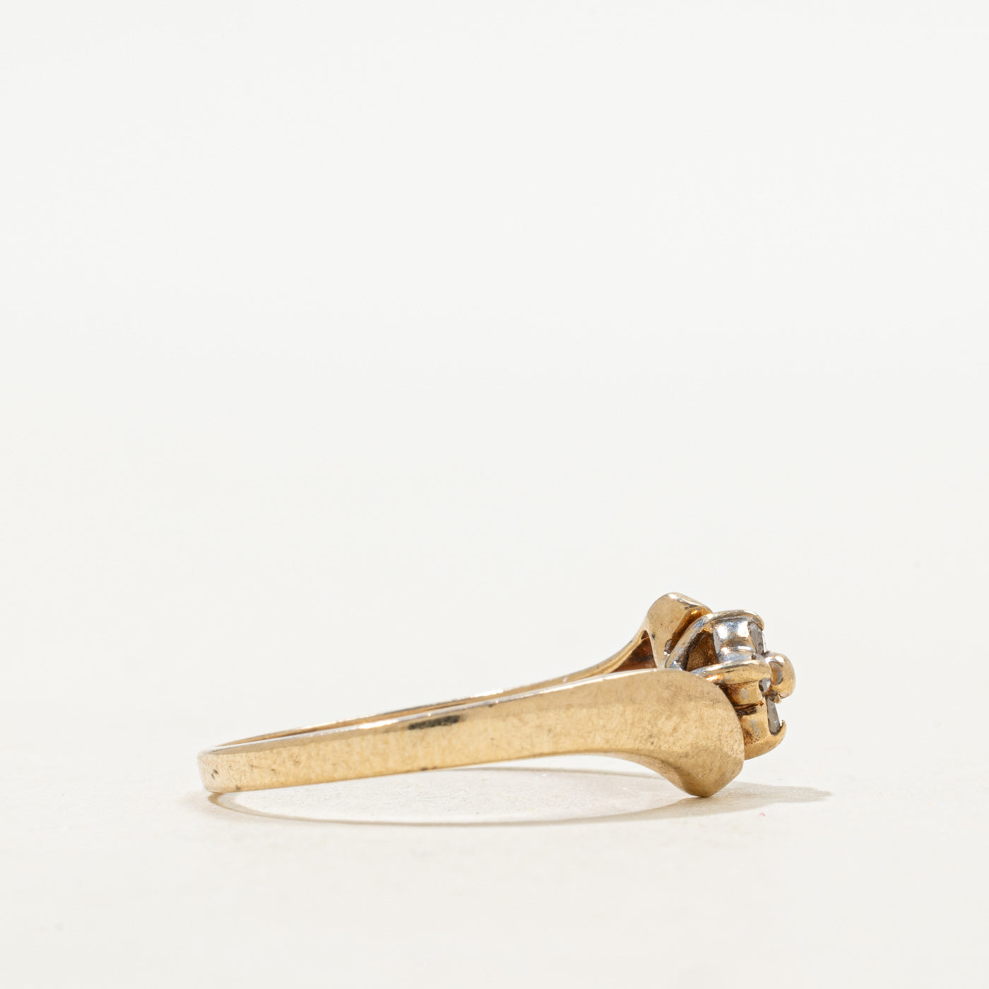 Diamond Cluster Bypass Ring | SZ 6.75