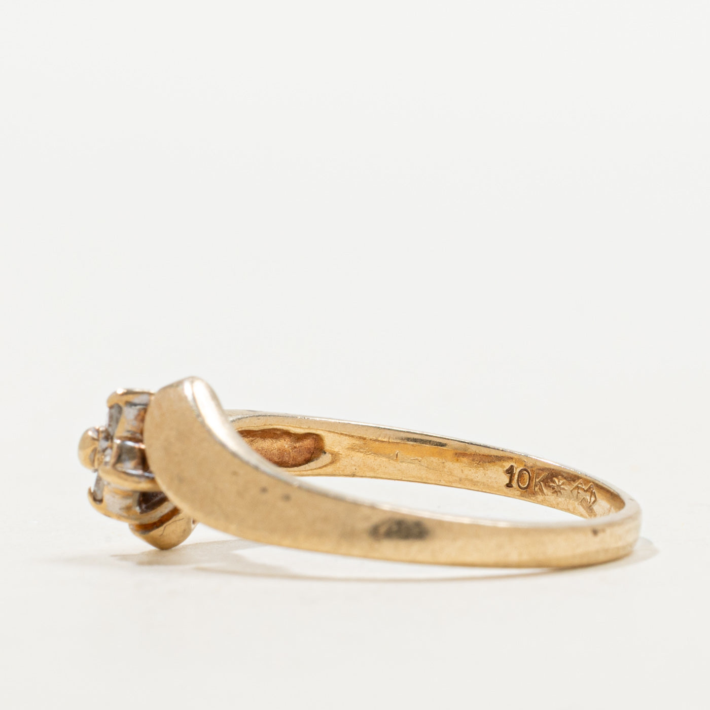 Diamond Cluster Bypass Ring | SZ 6.75