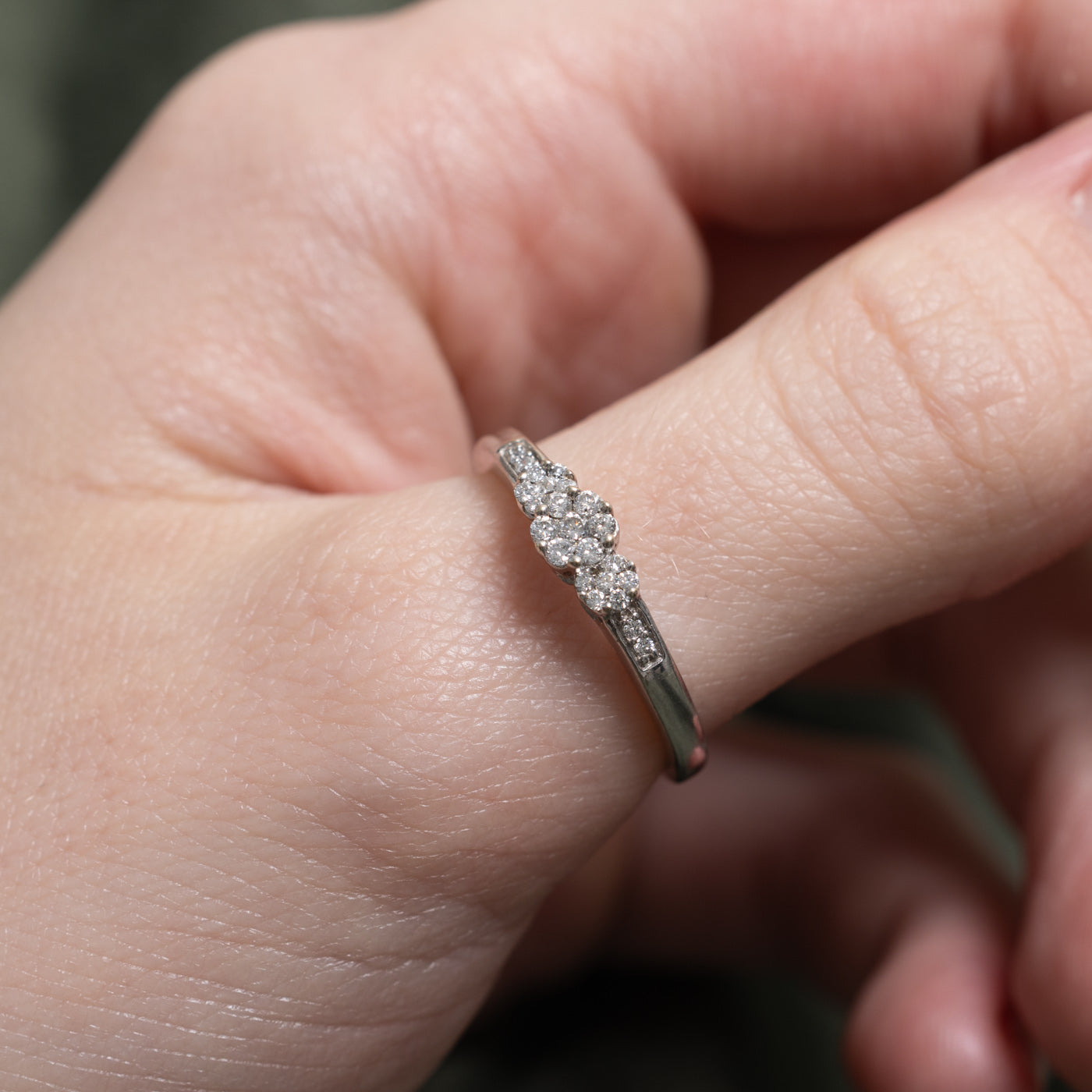 Illusion Set Diamond Cluster Ring | SZ 8.25