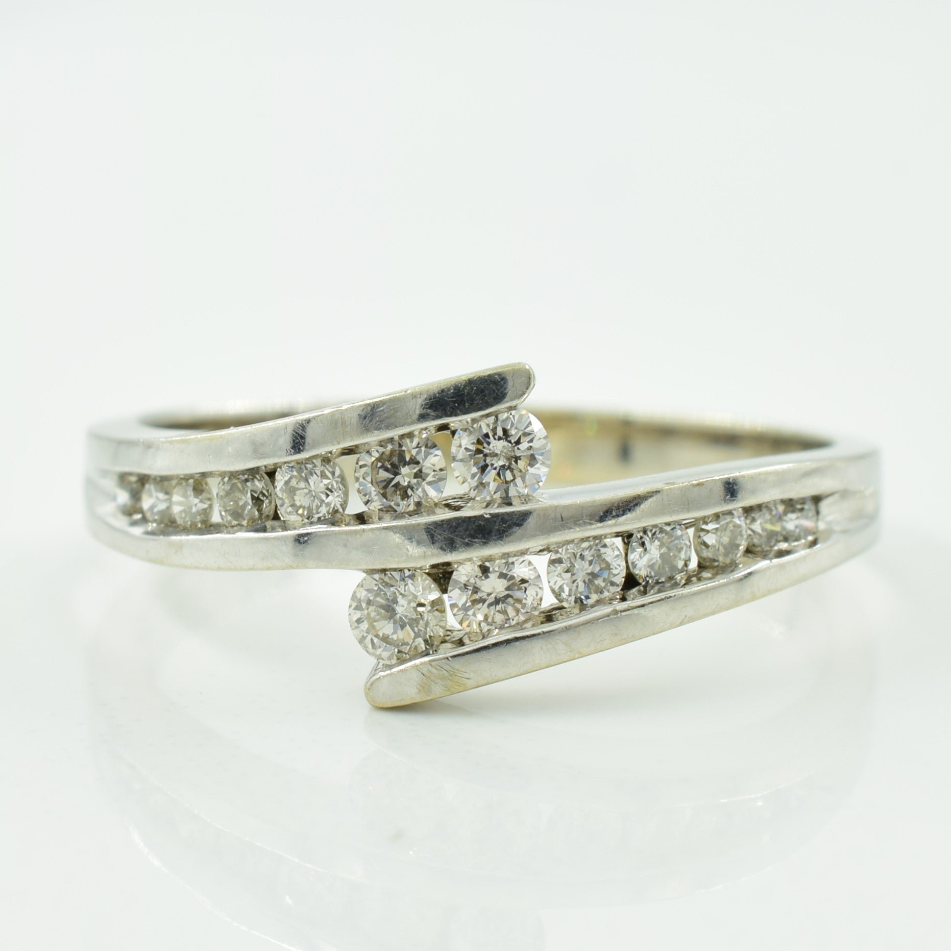 Diamond Bypass Ring | 0.28ctw | SZ 7 |