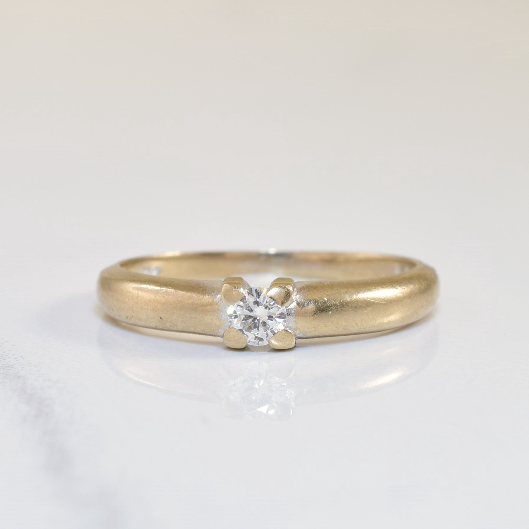 Solitaire Diamond Ring | 0.10ct | SZ 5.5 |