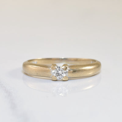 Solitaire Diamond Ring | 0.10ct | SZ 5.5 |