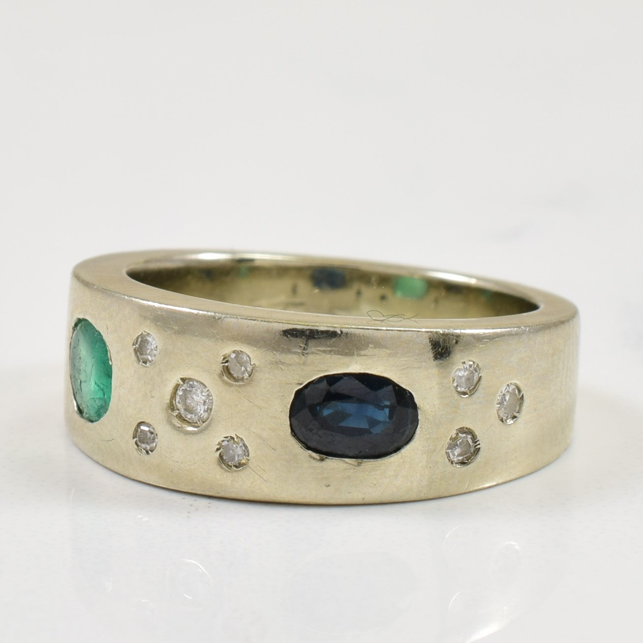 Multi Gem & Diamond Ring | 0.30ctw, 0.12ctw | SZ 4.75 |