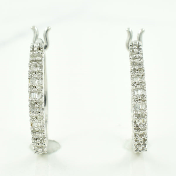 Diamond Hoop Earrings | 0.16ctw |