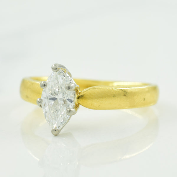 Marquise Cut Diamond Ring | 0.45ct | SZ 5 |