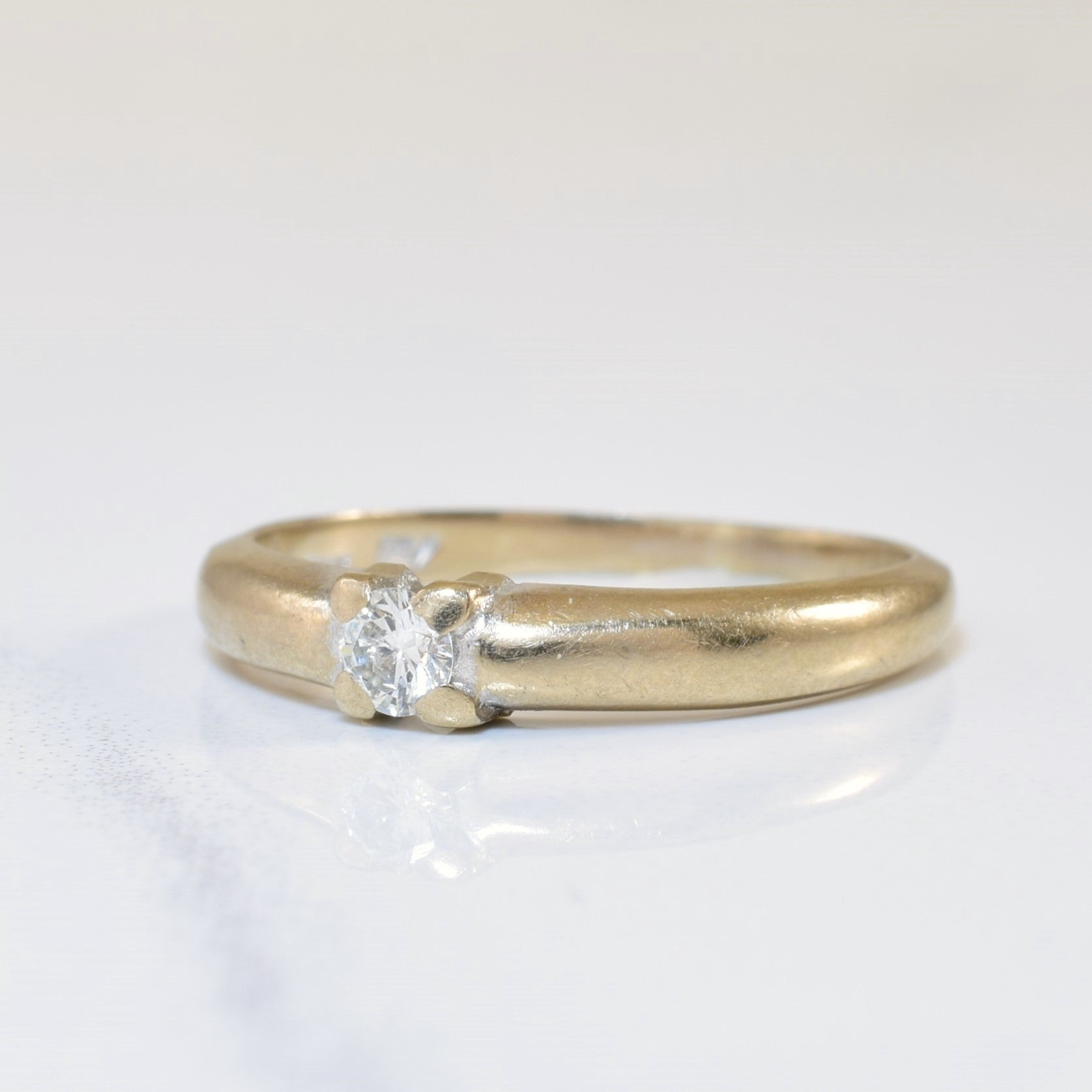 Solitaire Diamond Ring | 0.10ct | SZ 5.5 |