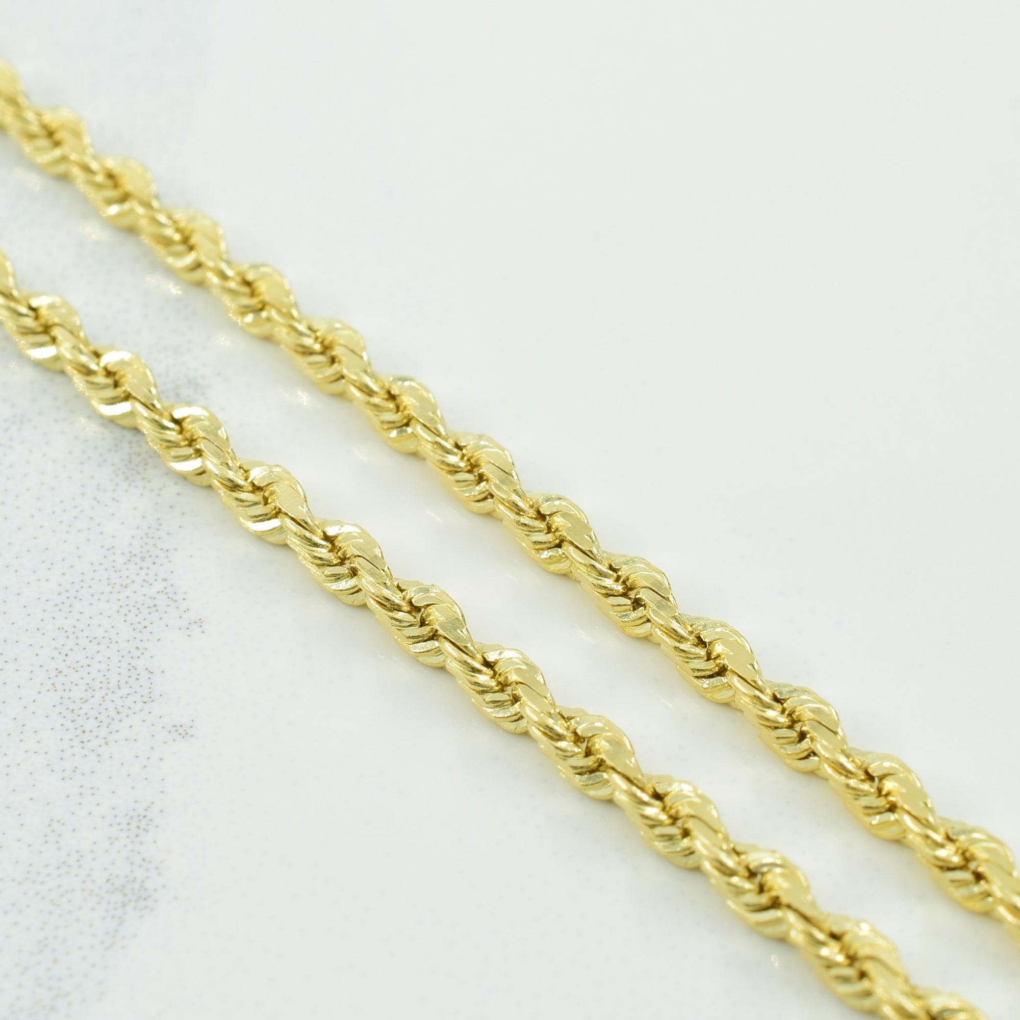 10k Yellow Gold Rope Chain | 18