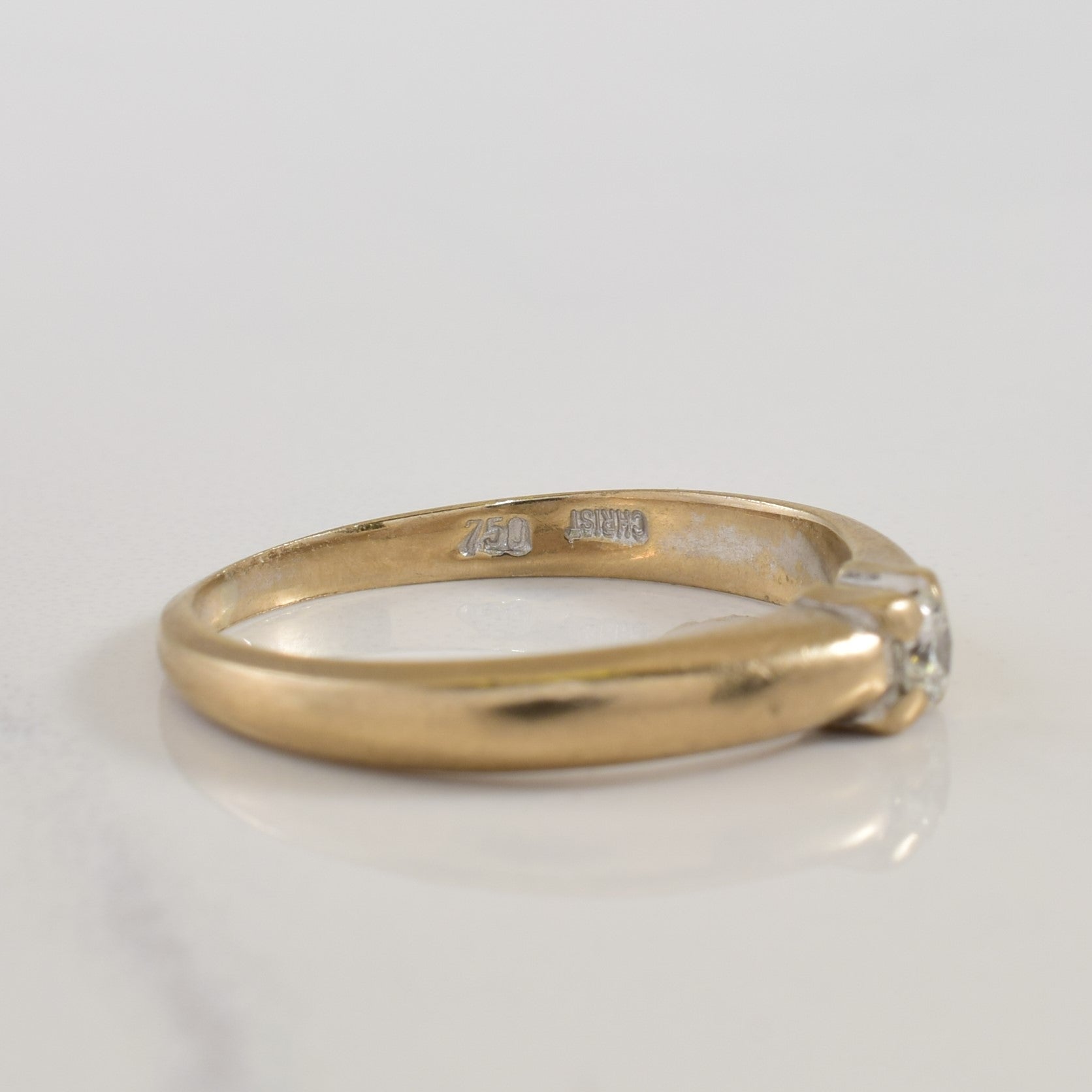 Solitaire Diamond Ring | 0.10ct | SZ 5.5 |