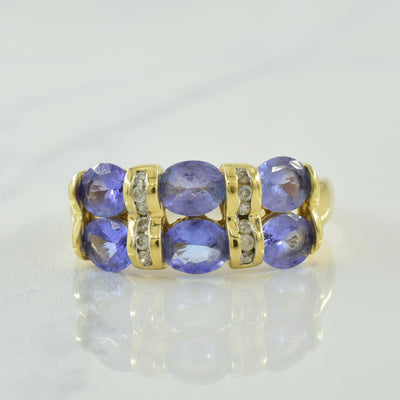 Tanzanite & Diamond Ring | 2.50ctw, 0.10ctw | SZ 7 |