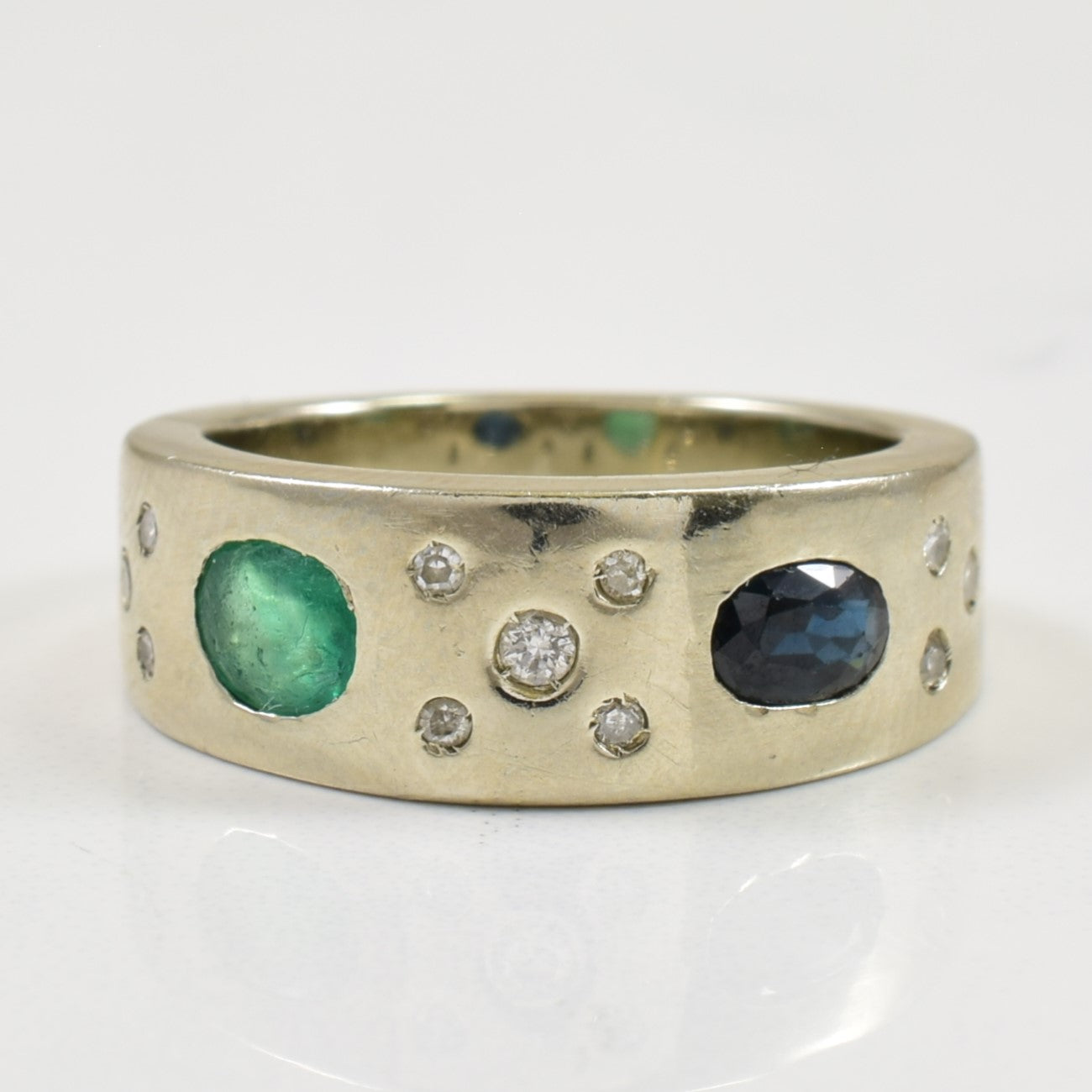 Multi Gem & Diamond Ring | 0.30ctw, 0.12ctw | SZ 4.75 |