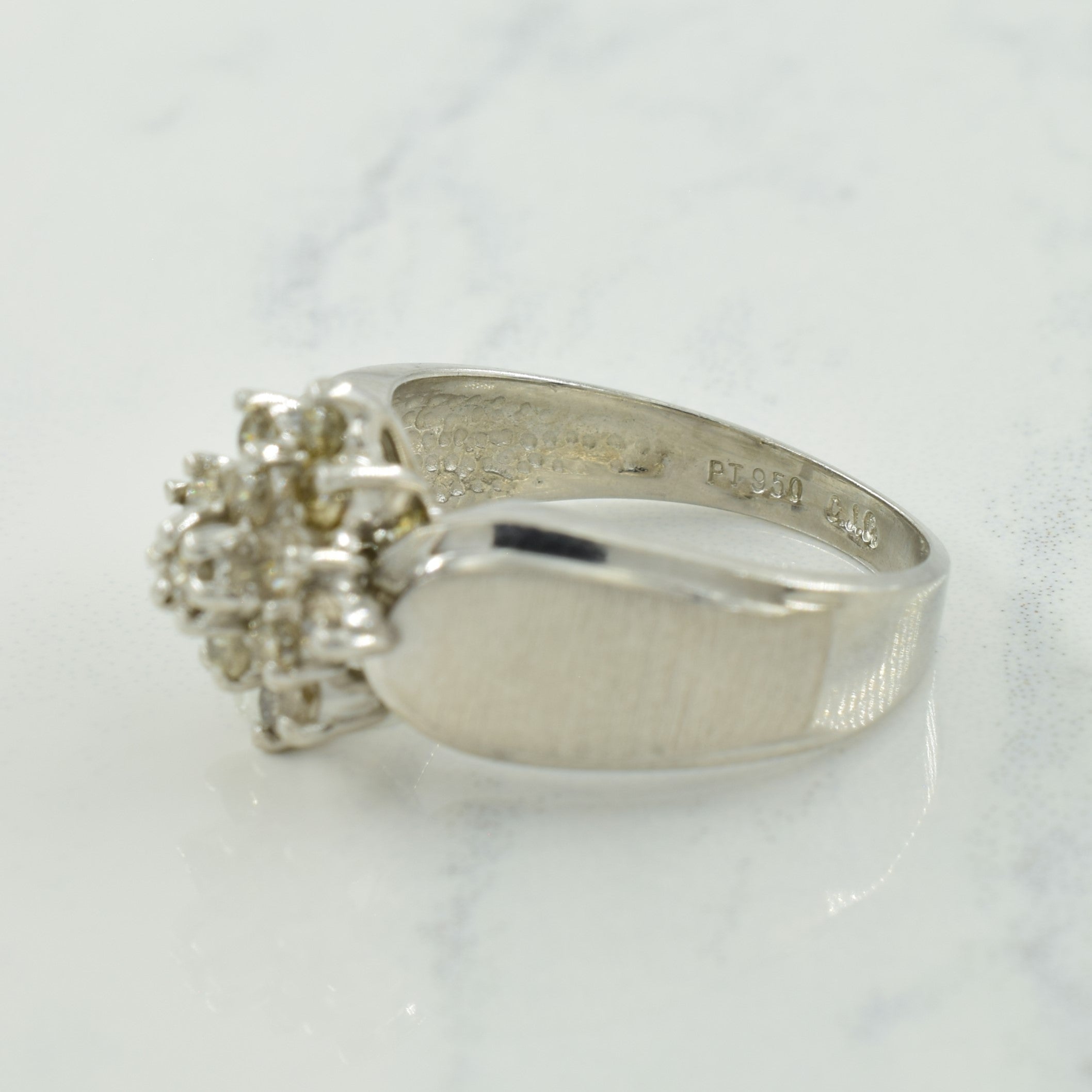 Tapered Cluster Diamond Ring | 0.45ctw | SZ 6 |