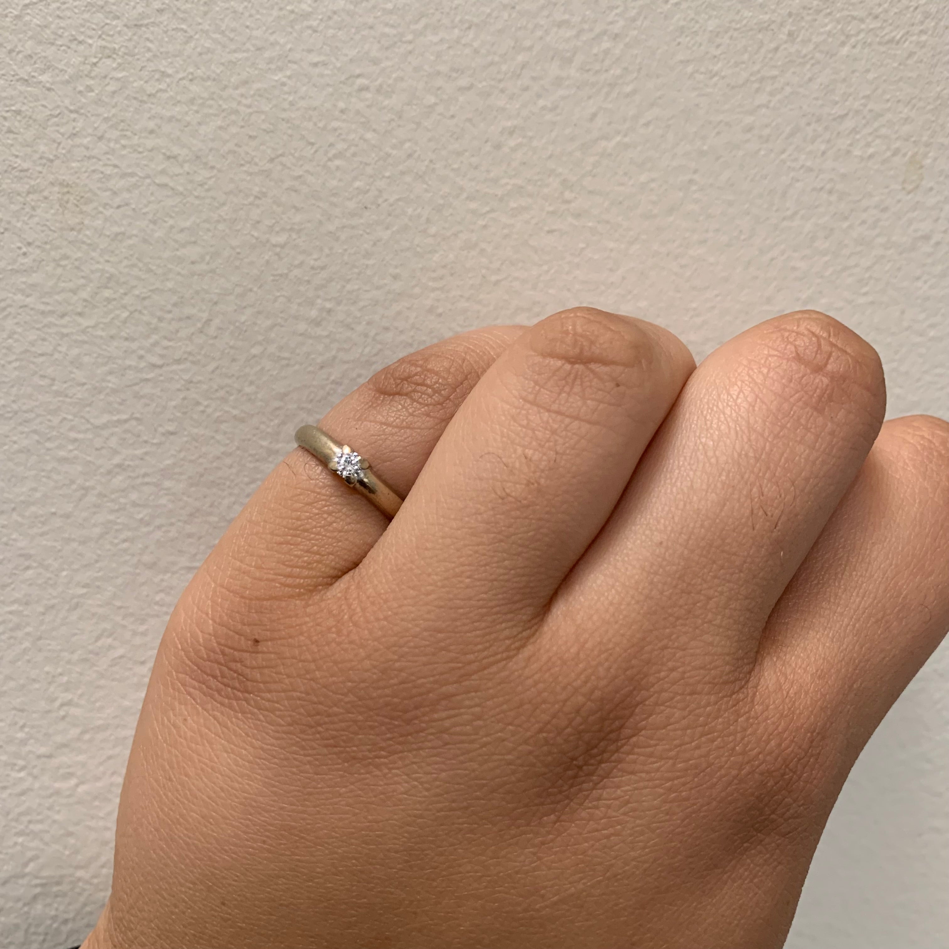 Solitaire Diamond Ring | 0.10ct | SZ 5.5 |