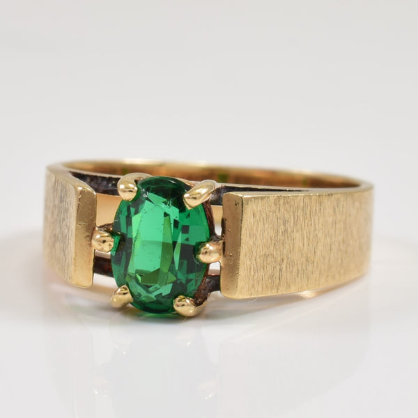 Green Paste Ring | 0.90ct | SZ 4.75 |