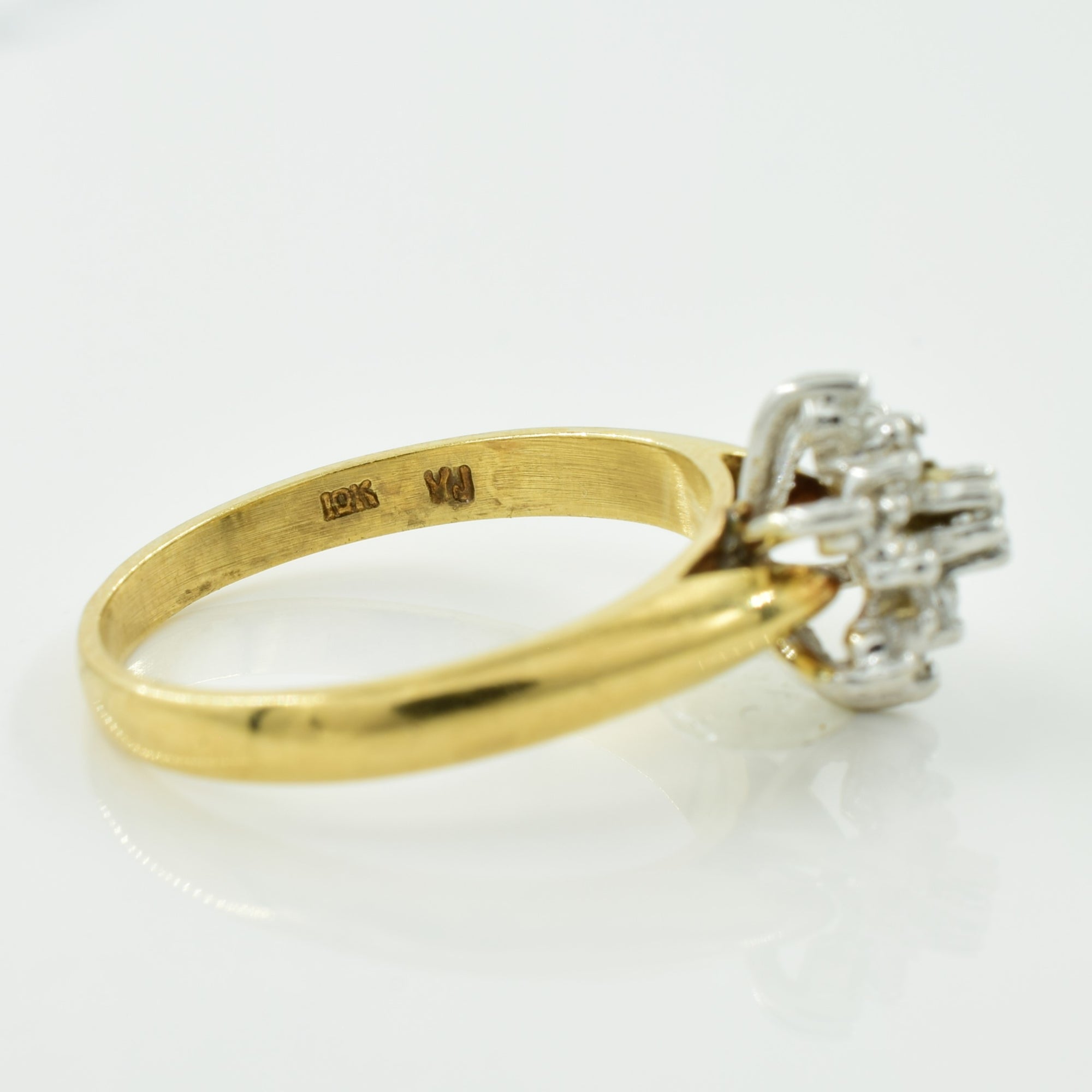 Diamond Cluster Set Ring | 0.15ctw | SZ 6.5 |