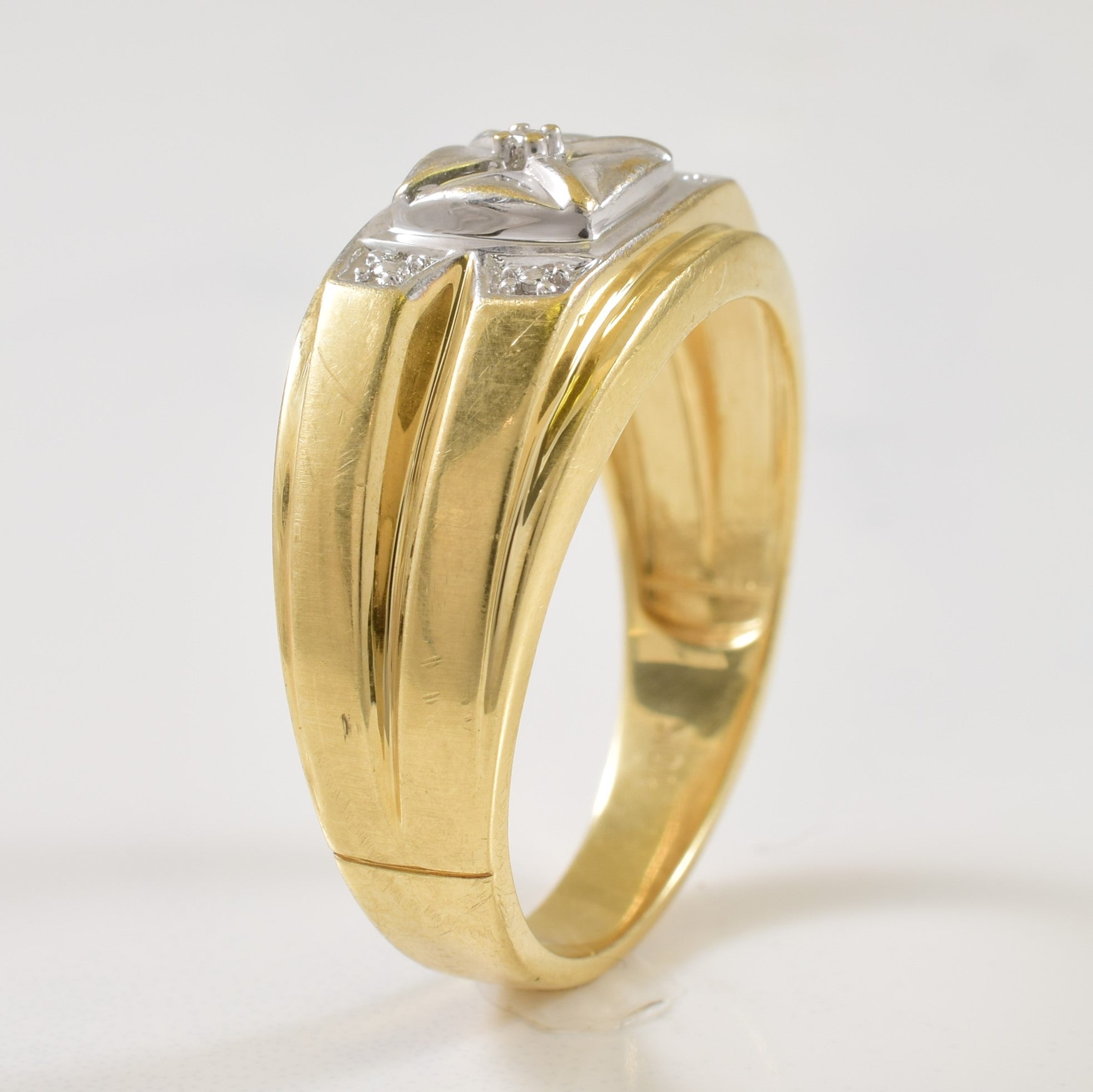 Single Stone Diamond Ring | 0.01ct | SZ 10 |