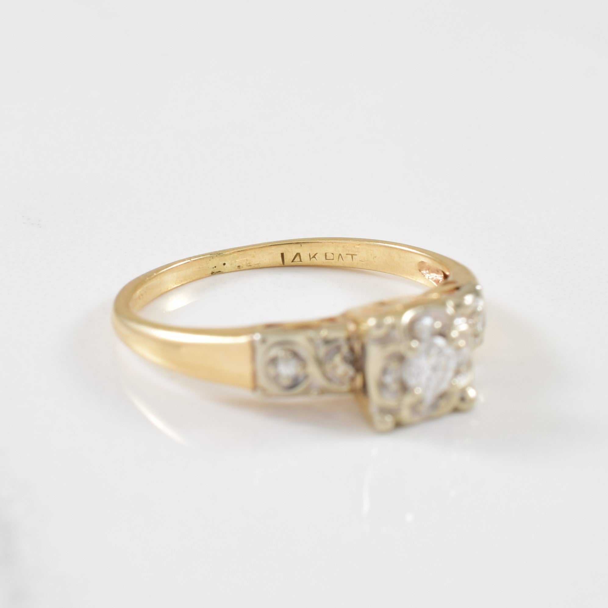 Bague en diamant | 0,12 ct | Taille 4,75 |
