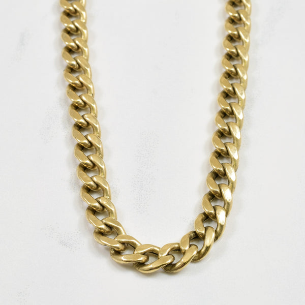 10k Yellow Gold Curb Chain | 22.50
