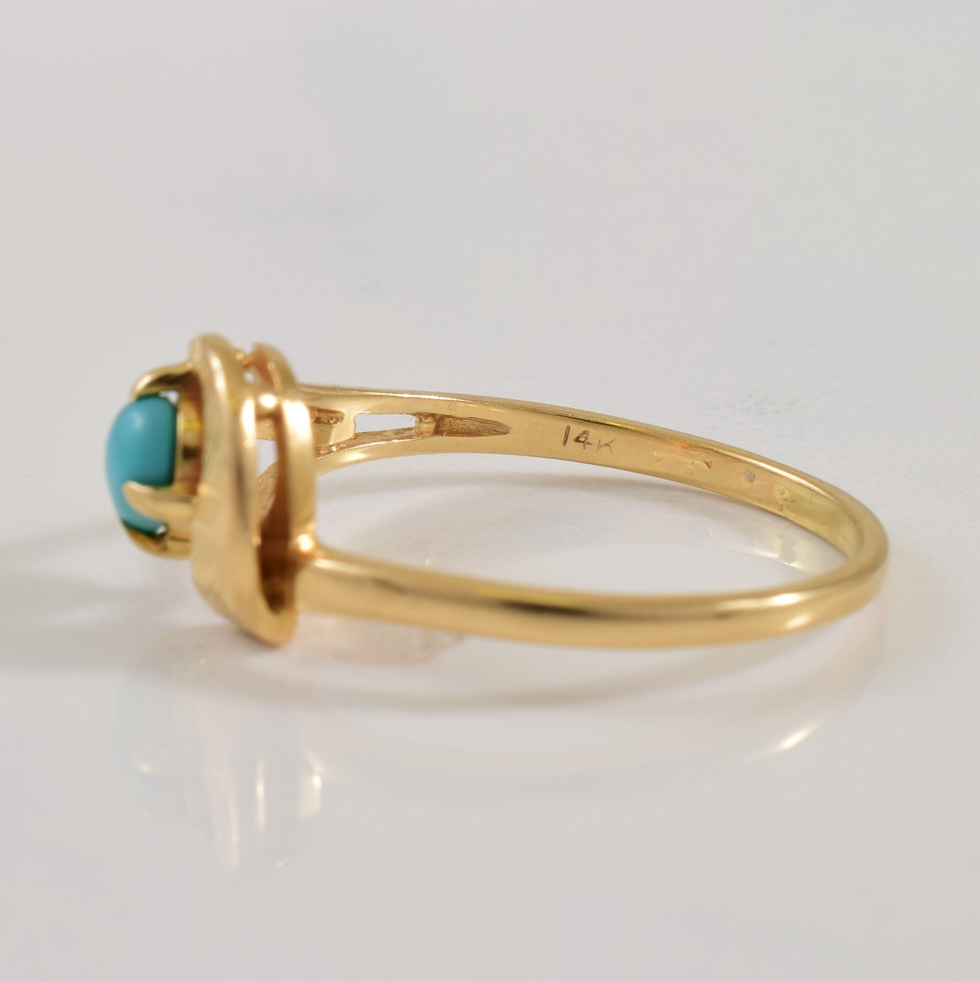 Turquoise Bypass Ring | 0.34ct | SZ 8 |
