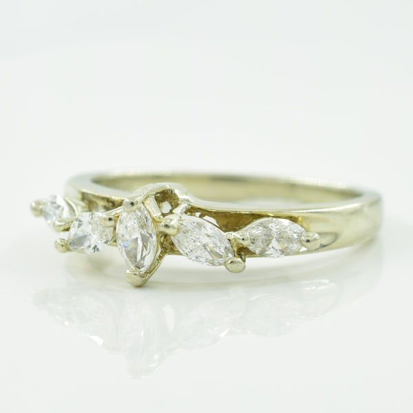 Marquise Cut Diamond Ring | 0.30ctw | SZ 5 |